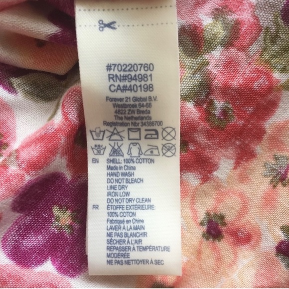 NWT cross back Forever 21 Floral Dress - Picture 6 of 6